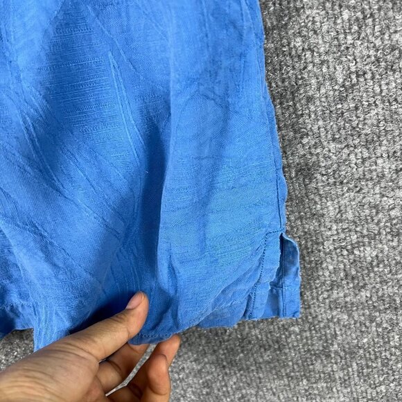 TOMMY BAHAMA Men's Original Fit 100% Silk Hawaiian Button Down Shirt Size L - Picture 4 of 10